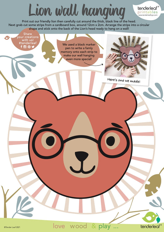 15 Printables and Activity Sheets from Tender Leaf Toys!