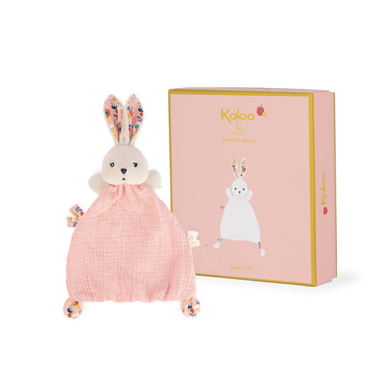 Kaloo DouDou Pink Rabbit Comforter