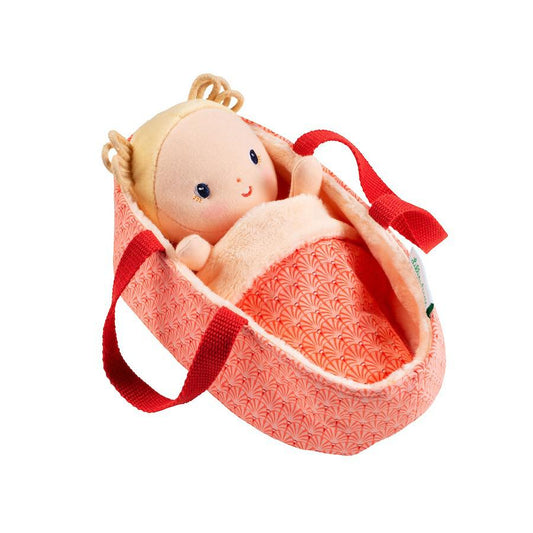 Lilliputiens Soft Doll Baby Anaïs in Carrycot