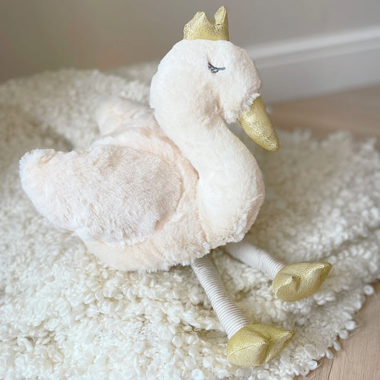 Wilberry Ivory Soft Swan with Gold Crown