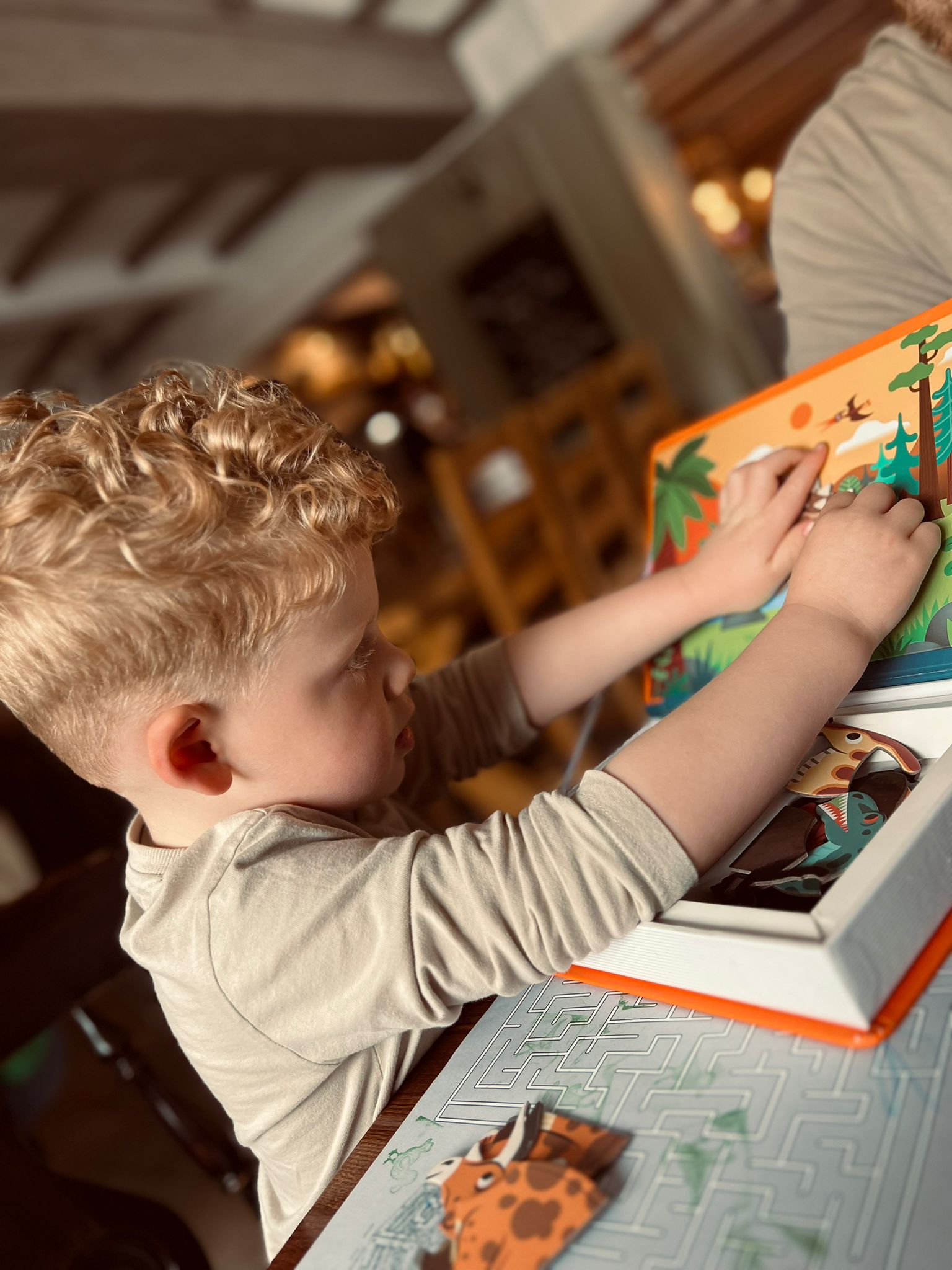 Janod Magnetibook with Dinosaurs