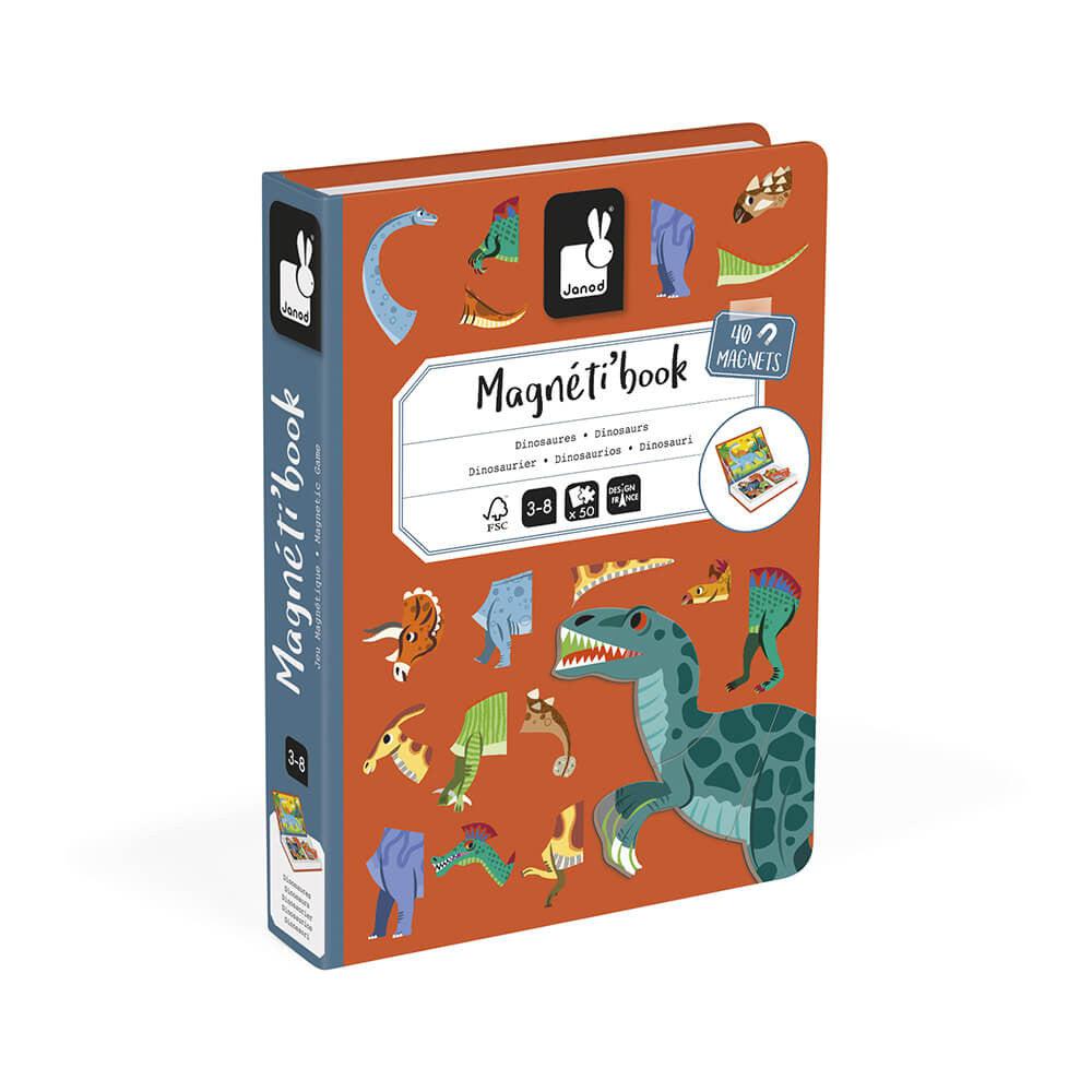 Janod Magnetibook with Dinosaurs