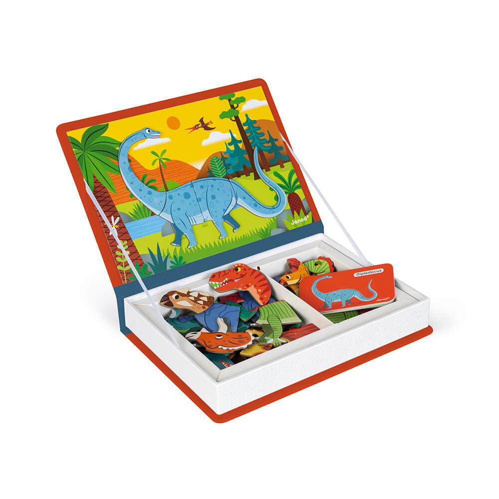 Janod Magnetibook with Dinosaurs