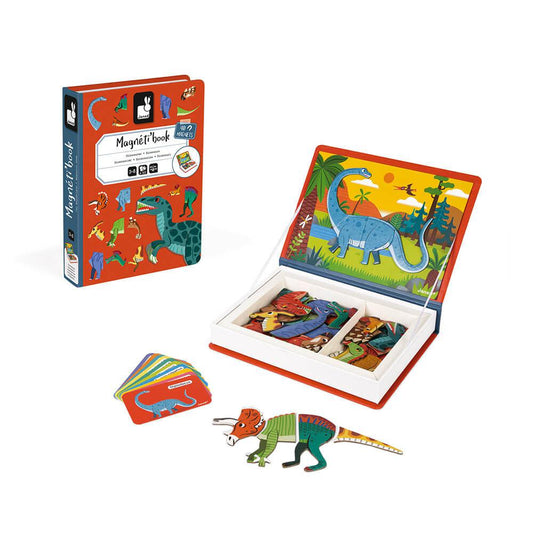 Janod Magnetibook with Dinosaurs