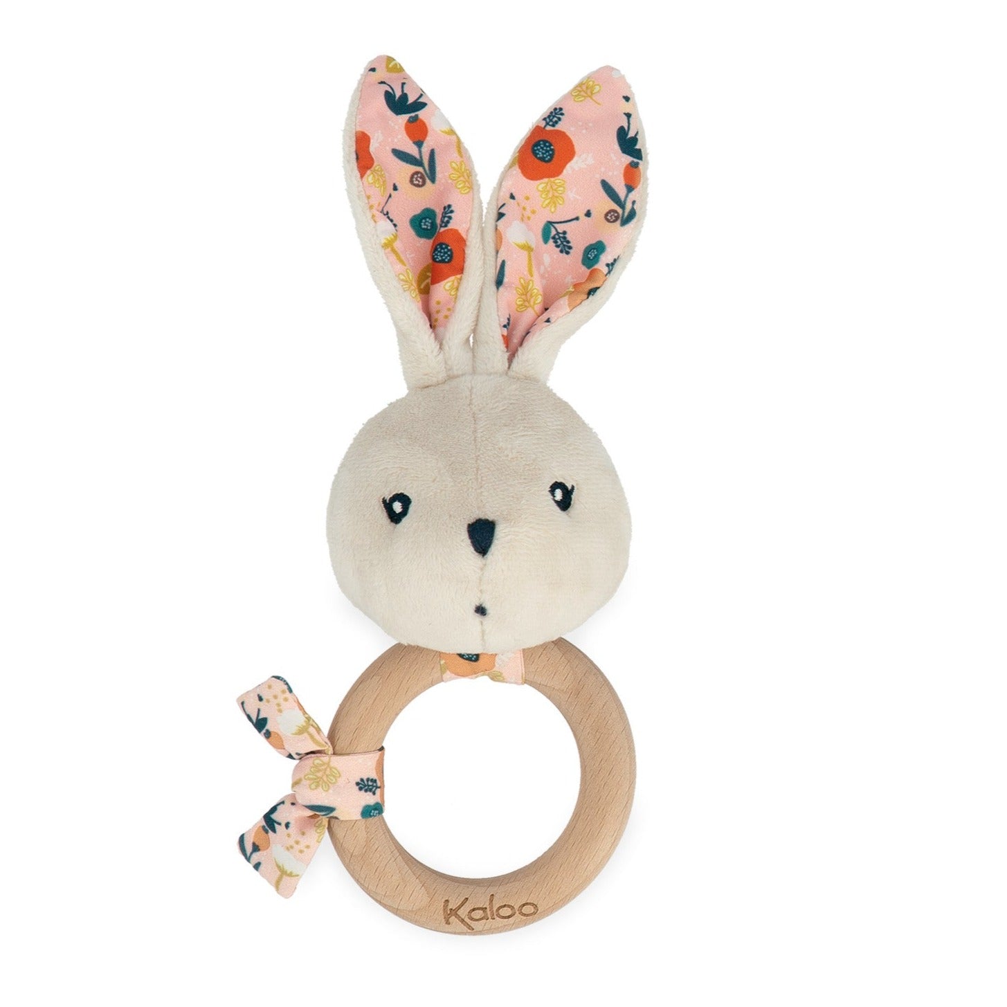 Kaloo Bunny Baby Rattle - Poppy