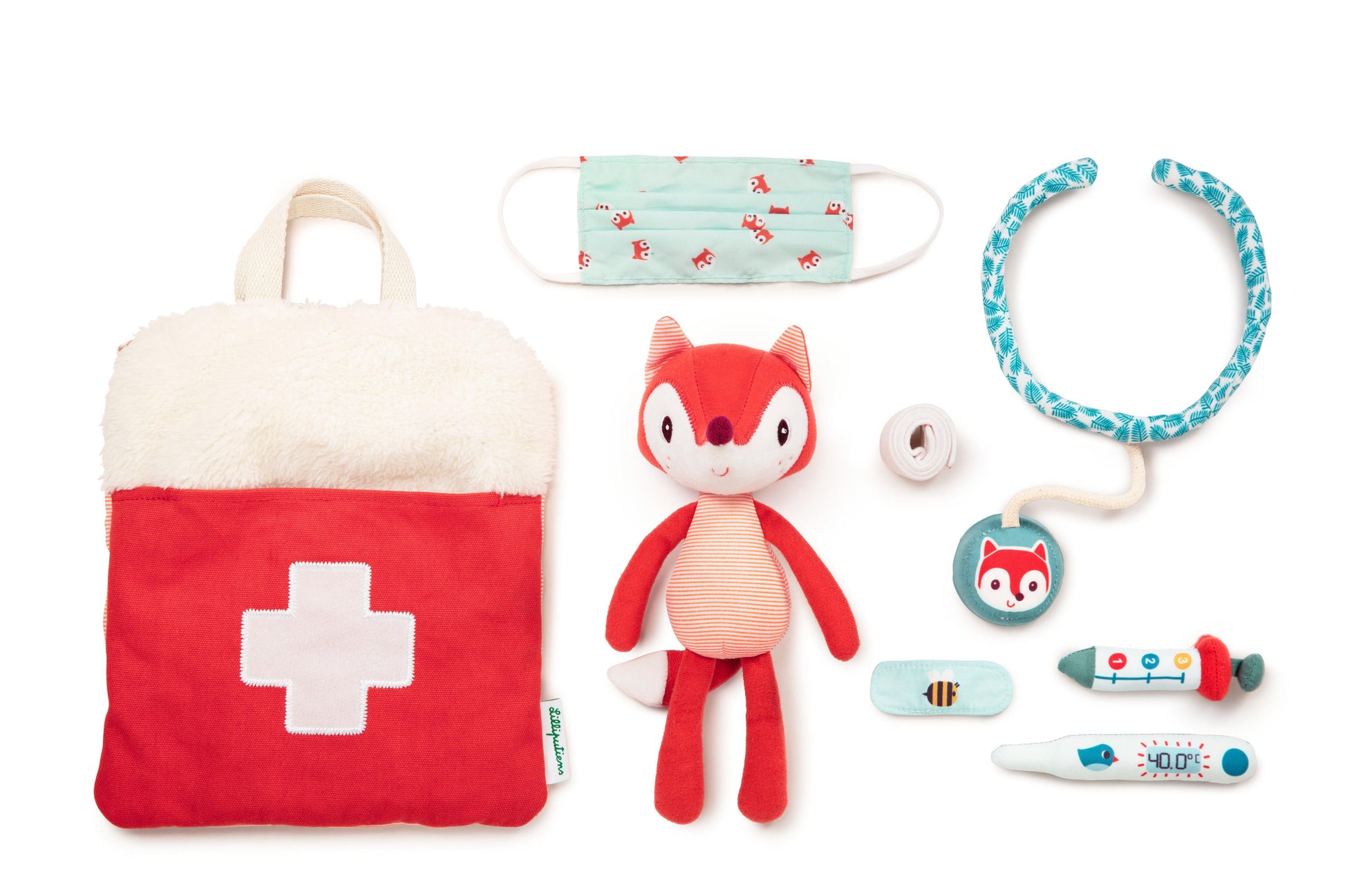 Lilliputiens Little Doctors Bag Alice the Fox – Little Dreamers Gift Shop