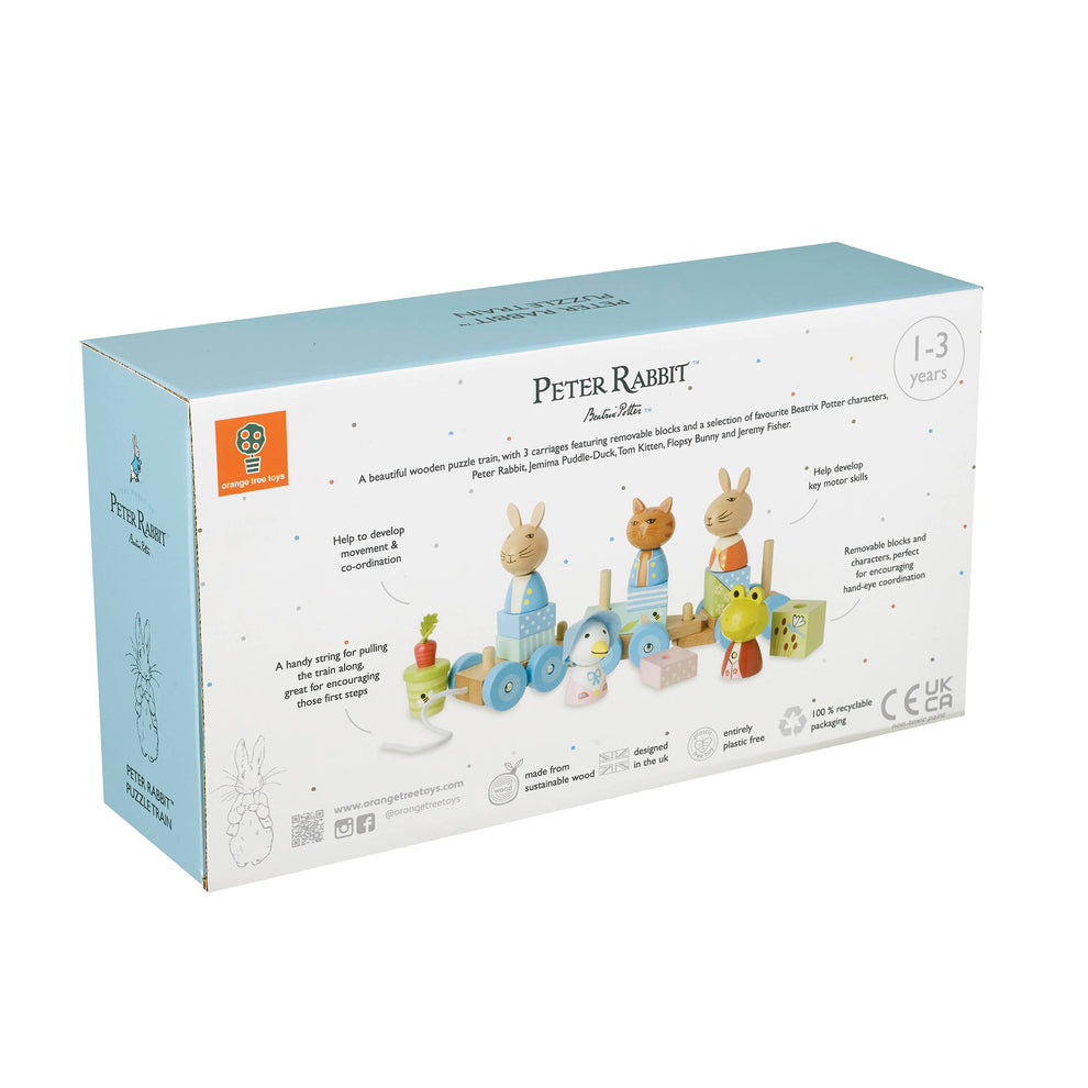 Orange Tree Toys Peter Rabbit Wooden Puzzle Train - Little Dreamers Gift Shop