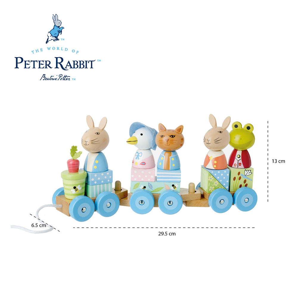 Orange Tree Toys Peter Rabbit Wooden Puzzle Train - Little Dreamers Gift Shop