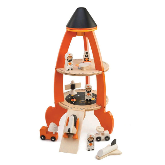 Tender Leaf Toys Cosmic Wooden Rocket Toy
