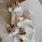 Threadbear Designs Little Bunny Baby Gift Set in White