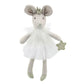 Wilberry White Mouse Ballerina with Gold Crown